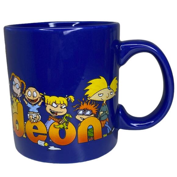 Nickelodeon 90's Cartoon Characters Oversized Mug 16 oz - Picture 3 of 7